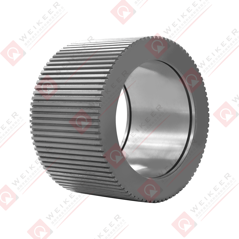 Corrugated open end spring steel pellet roller Corrugated open end spring steel pellet roller